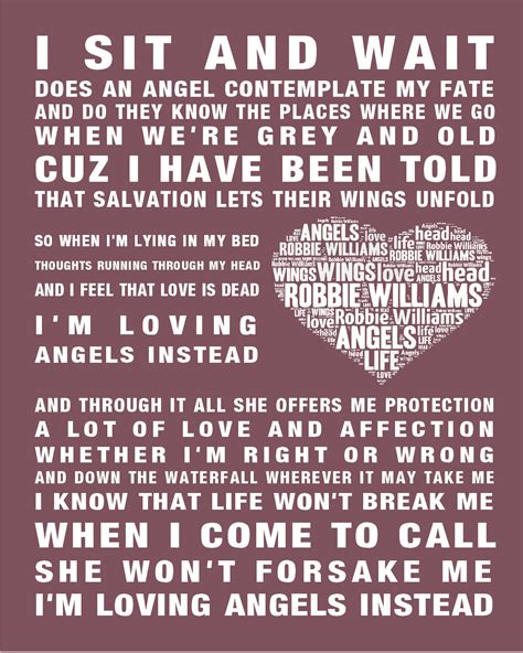 Robbie Williams – Angels Lyrics .